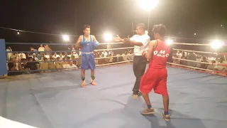 Pakistan boxing club Ahmad afridi blue corner nockout  fight