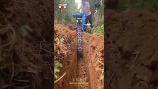 Mini Trenching Machine #shorts | Best Trencher Machine