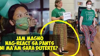 Jam Magno reaction to VP Sara Duterte Pants