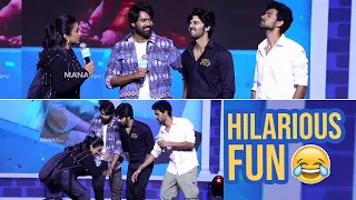 Mad Movie Team Ragging Suma On Stage | Hilarious Fun | Manastars