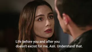 Siyah Beyaz Aşk 28. AsFer kiss part 2 ( English subs)