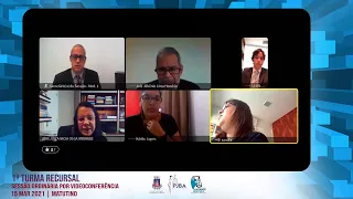 1ª Turma Recursal | Sessão Ordinária por Videoconferência | 15 Mar. 2021 - Matutino