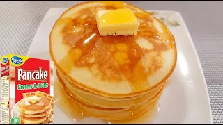 How To Make Perfectly Brown Pancake Using Pancake Mix | Ready Mix Pancake Recipe