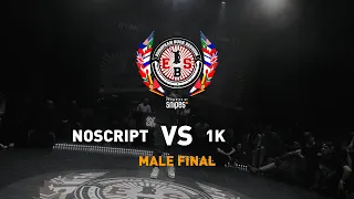 Noscript vs 1K | Male Final | EBS World Final 2022