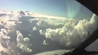 Paris to Tunis - Pilot's eye view take off and landing