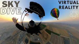Hot Air Balloon Skydive and Fly by | Immersive 360 VR