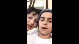 Jack D. Grazer, Finn Wolfhard, Jaeden Lieberher / 27 August 2016 (IT cast live Periscope broadcast)