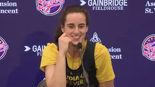 Caitlin Clark's full interview ahead of her first home game in Indianapolis