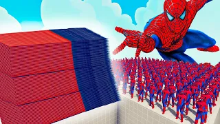 100x SPIDER-MAN + 1x GIANT vs EVERY GOD - Totally Accurate Battle Simulator TABS