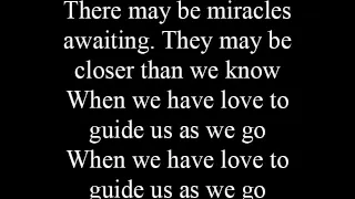 When we have love - lyrics