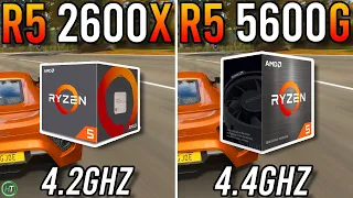 Ryzen 5 2600X vs Ryzen 5 5600G - RTX 3070