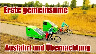 😤Dezente UNSTIMMIGKEITEN bei Bärbels FAHRPRÜFUNG mit dem DIY ULTRALEICHT - FAHRRADWOHWAGEN 🚲🏕️(F7)