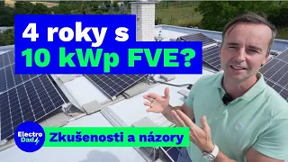 4 roky s 10 kWp fotovoltaikou na střeše RD? | Zkušenosti a názory Jana Staňka? | Electro Dad # 397