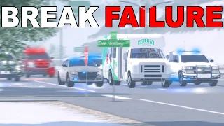 Runaway Vehicle - Bus Brakes Freeze and CAN'T STOP! | ERLC Roleplay