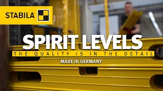 STABILA spirit levels, made in Germany – The quality is in the detail - USA / Canada