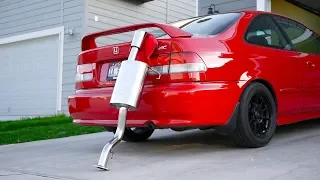 A Honda Civic Exhaust that People WANT to Hear! | Yonaka Motorsports Catback
