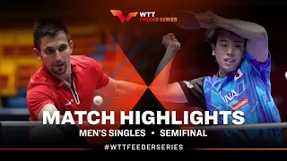 Frane Kojic vs Hiroto Shinozuka | MS SF | WTT Feeder Cappadocia 2024