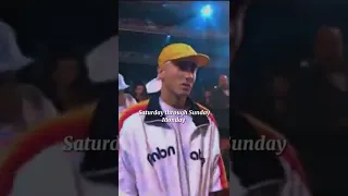 Eminem accepts Award for best music video from christina aguilera 😂 #shorts