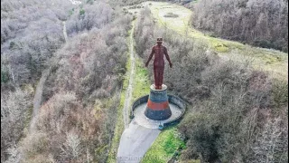 Guardian Sculpture - Six Bells Coal Mining Memorial, Abertillery - Miners Heritage