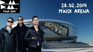 Depeche Mode Minsk 2014 - Delta Machine Tour FULL SHOW Minsk 28.02.2014 (multicam by megadriver))