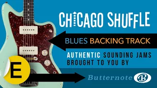 Classic Chicago Shuffle backing track in E | a snappy, swinging mid-tempo blues shuffle!