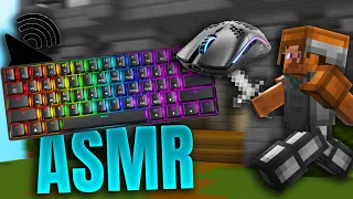 Keyboard + Mouse Sounds ASMR Pika Network Bedwars (Blue Switches) | Pixelqte