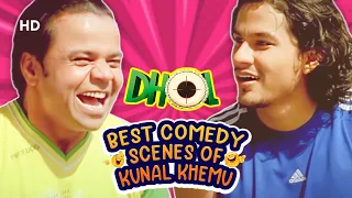 Best Comedy Scenes of Kunal Khemu - Dhol - Rajpal Yadav-Tusshar Kapoor -Sharman Joshi- Comedy Scenes