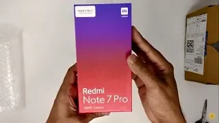 Redmi Note 7 Pro Unboxing & Overview - 48MP Camera