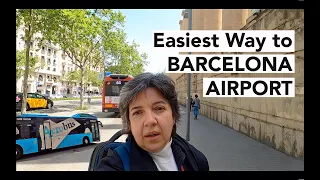 The EASIEST Way to Get to BARCELONA AIRPORT