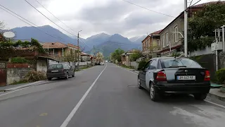 Lagodekhi vashlovani street beautiful mountain