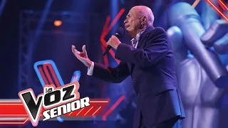 Oswaldo Franco sing 'Y me bebí tu recuerdo'| The Voice Senior Colombia 2021