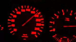 BMW E34 540i 6-Gang Beschleunigung 0-260 km/h