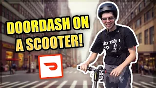 I DOORDASHED ON AN ELECTRIC SCOOTER! (20,000 Subscriber Special)