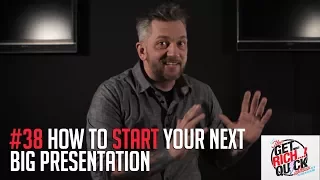 How to start your next big presentation