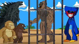 Evolution Of Godzilla, Baby Godzilla Rescue Kong | Godzilla Animation movie