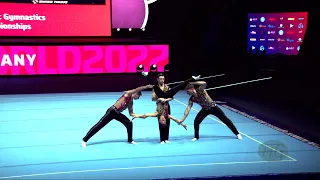 Germany (GER) - 2022 Acrobatic Worlds, Baku (AZE) - Balance Qualification  Men's Group