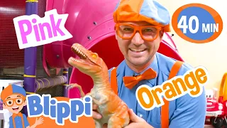 Blippi Learns Colors at Amy's Playground! | BEST OF BLIPPI TOYS | Educational Videos for Kids