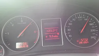 100-240 km/h Audi A4 B6 2.5TDI V6 BCZ 163HP