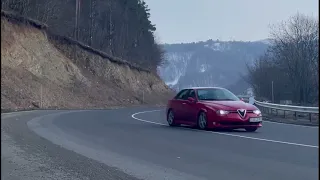 Alfa Romeo 156 GTA On A Mountain Road