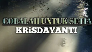 Cobalah Untuk Setia - Krisdayanti || Lirik Lagu. (cover lagu Tami Aulia)