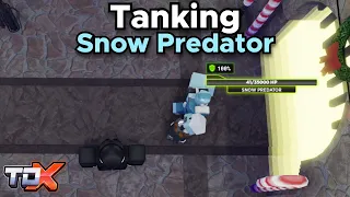 TDX Tanking Snow Predator - Tower Defense X Roblox