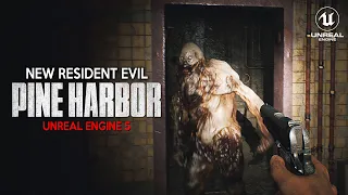 PINE HARBOR Gameplay Demo in UNREAL ENGINE 5 | New Horror Resident Evil RTX 4090 4K No Commentary