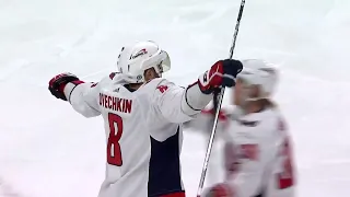 Alex Ovechkin scores two goals vs Wild, needs 75 more to tie Gretzky's record (19 mar 2023)