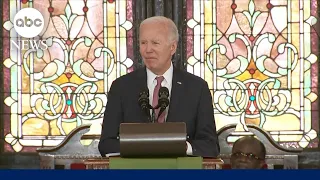 Biden delivers campaign speech at Mother Emanuel Church in South Carolina