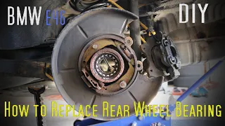 BMW E46 (1999-2005) Rear Wheel Bearing Replacement | DIY
