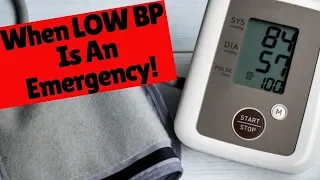 When Low Blood Pressure Is An Emergency