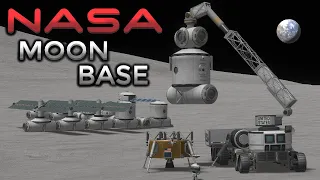 NASA STYLE MOON BASE in KSP!