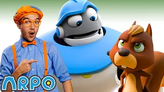 Blippi and ARPO! 🤖 We Are Squirrel 🐿️ | Funny Educational Kids Videos | Moonbug Kids