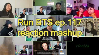 [BTS] Run BTS 달려라 방탄 ep.117｜reaction mashup
