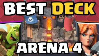 #1 BEST DECK FOR ARENA 4 (PEKKAS PLAYHOUSE) IN CLASH ROYALE!